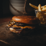 Smashed burger front min